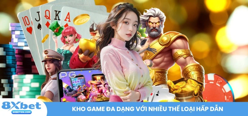 Kho game đa dạng với nhiều thể loại hấp dẫn